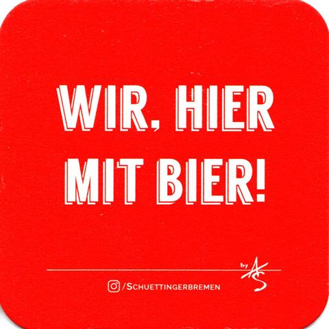 bremen hb-hb sch�ttinger spr�che o r 6b (quad185-wir hier-rot)